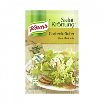 Knorr Salatkrönung Gartenkräuter, Klare Marinade, 3 Stück Packung